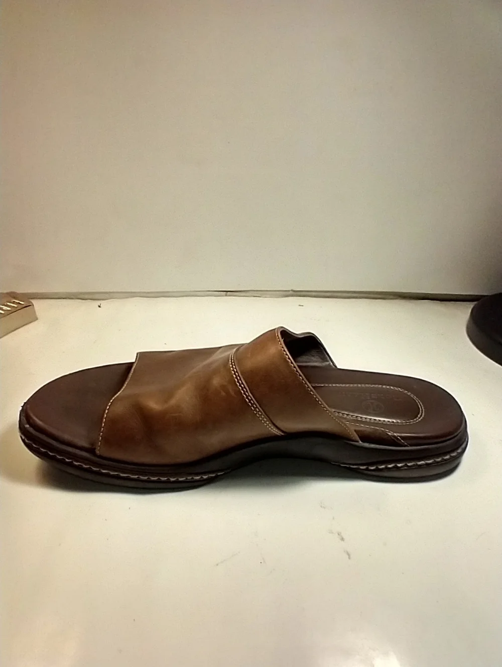 Cole Haan Brown Leather Casual Slide Sandals Men's sz 10.5M. - Picture 6 of 12